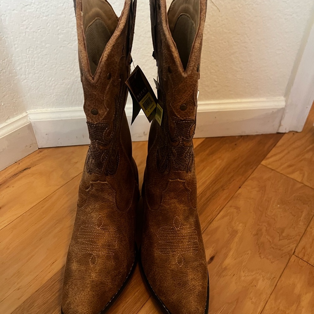 Roper Brown Western Boots
